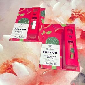 🛍️Bolero Refreshing Body Oil pack of 2 Watermelon 🍉 +Mint 1Fl OZ /29.5ml 🎁